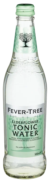Fever-tree elderflower tonic mixer   8x50cl