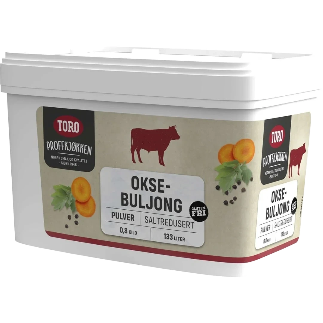 Toro Oksebuljon Saltred. 800g