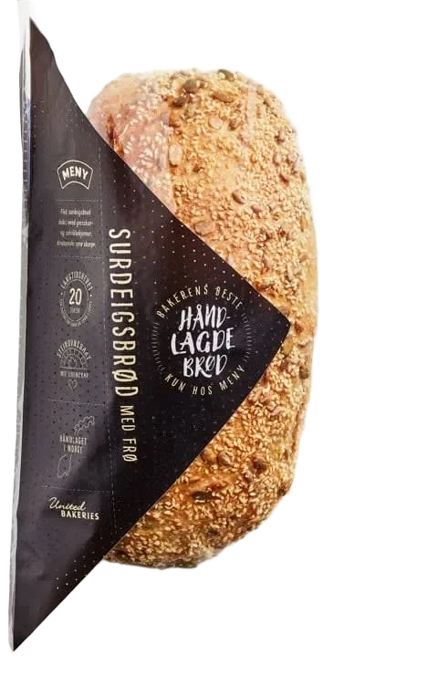 Surdeigsbrød m/Frø 740g Håndlagd