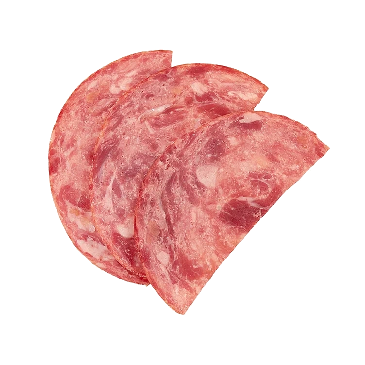 Storfe i skiver, røkt og delt i 2, halal  1,25kg