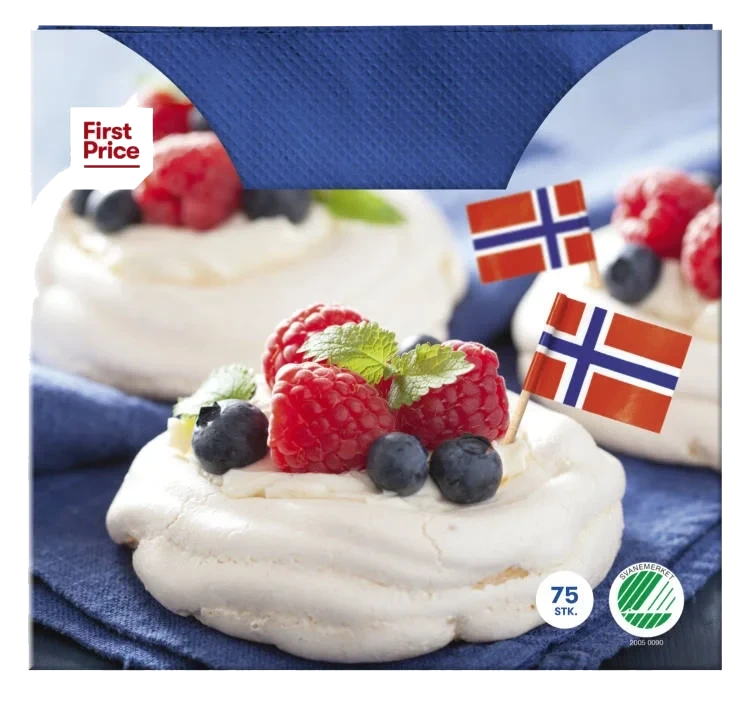 Serviett Buffet 17.mai 75stk First Price