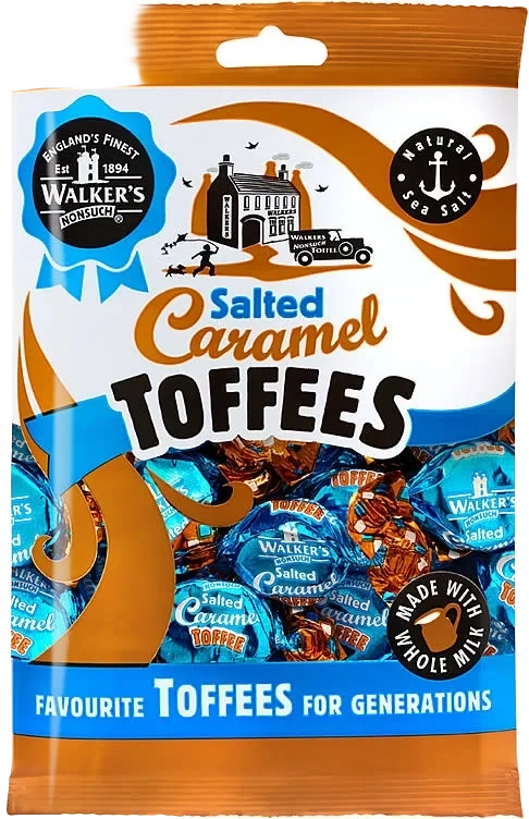 Walkers Toffees Salted Caramel 119g