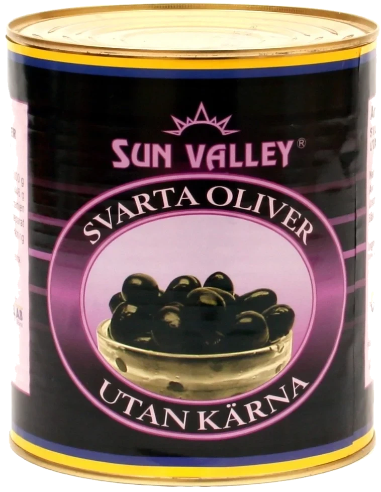 Oliver Svarta utan kärna 3 kg