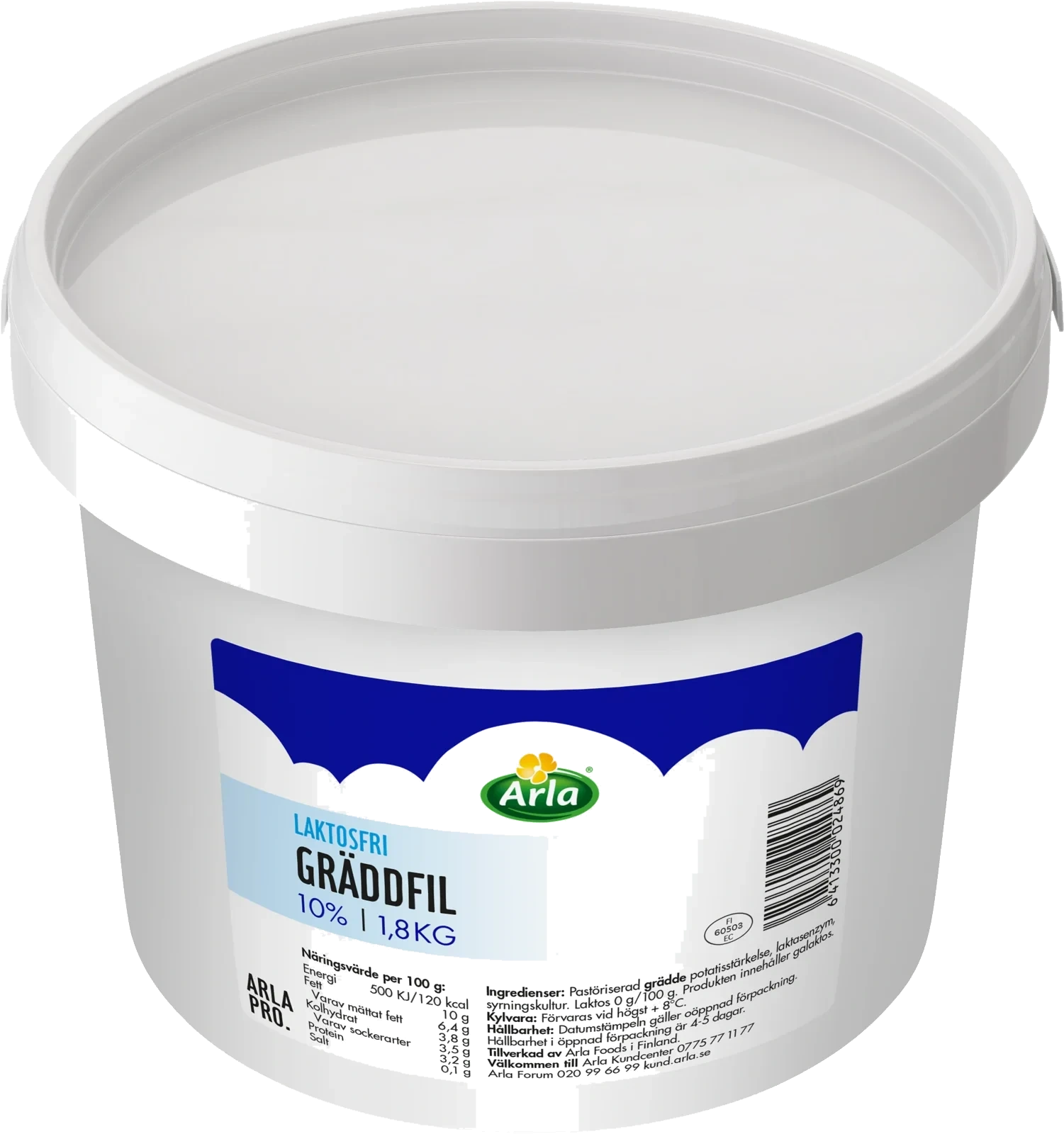 Laktosfri gräddfil 10%