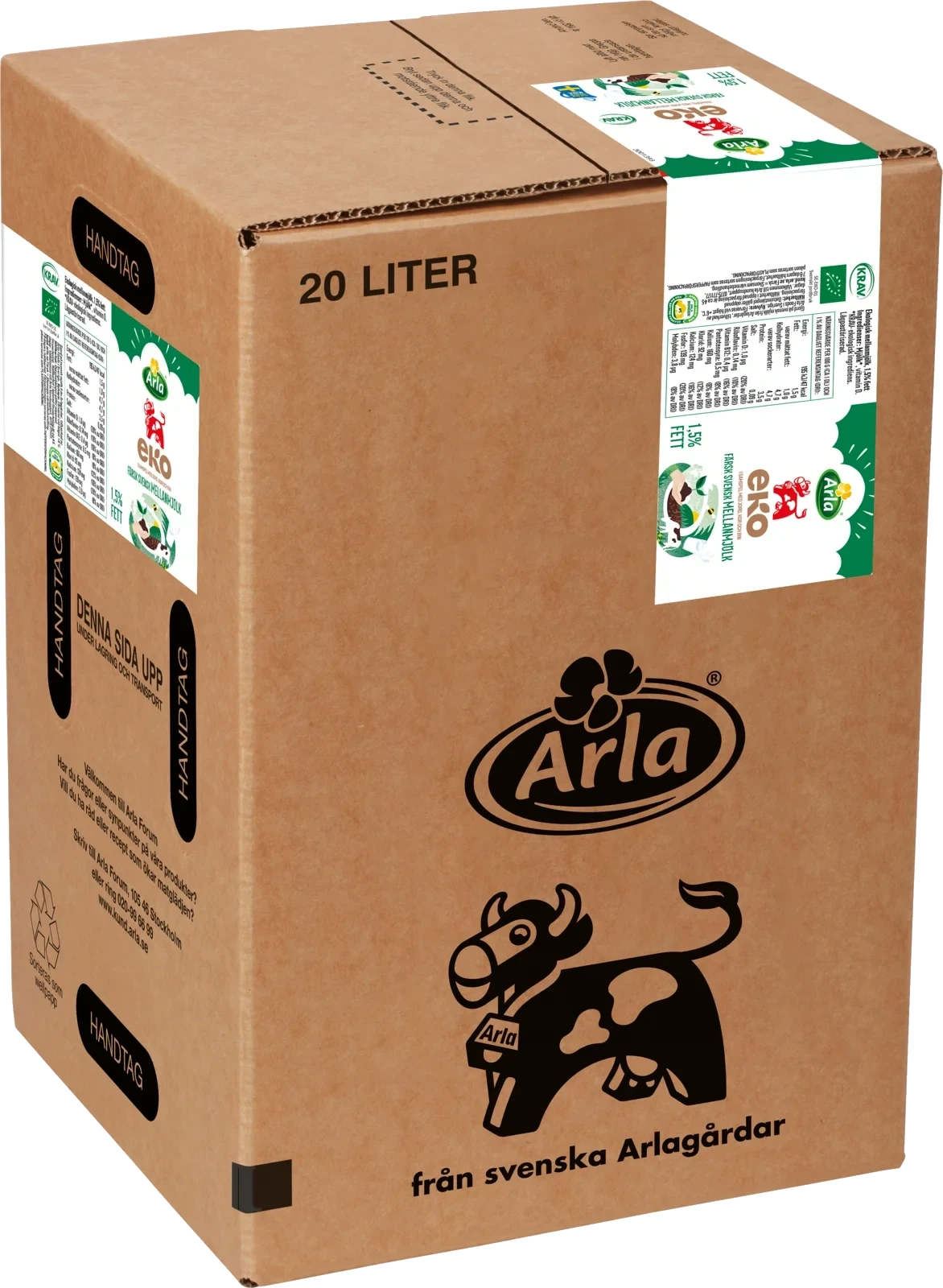 Eko mellanmjölk 1.5% storp