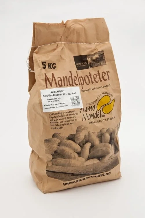 Mandelpotet Uvasket 5kg Fra Auma Mandel