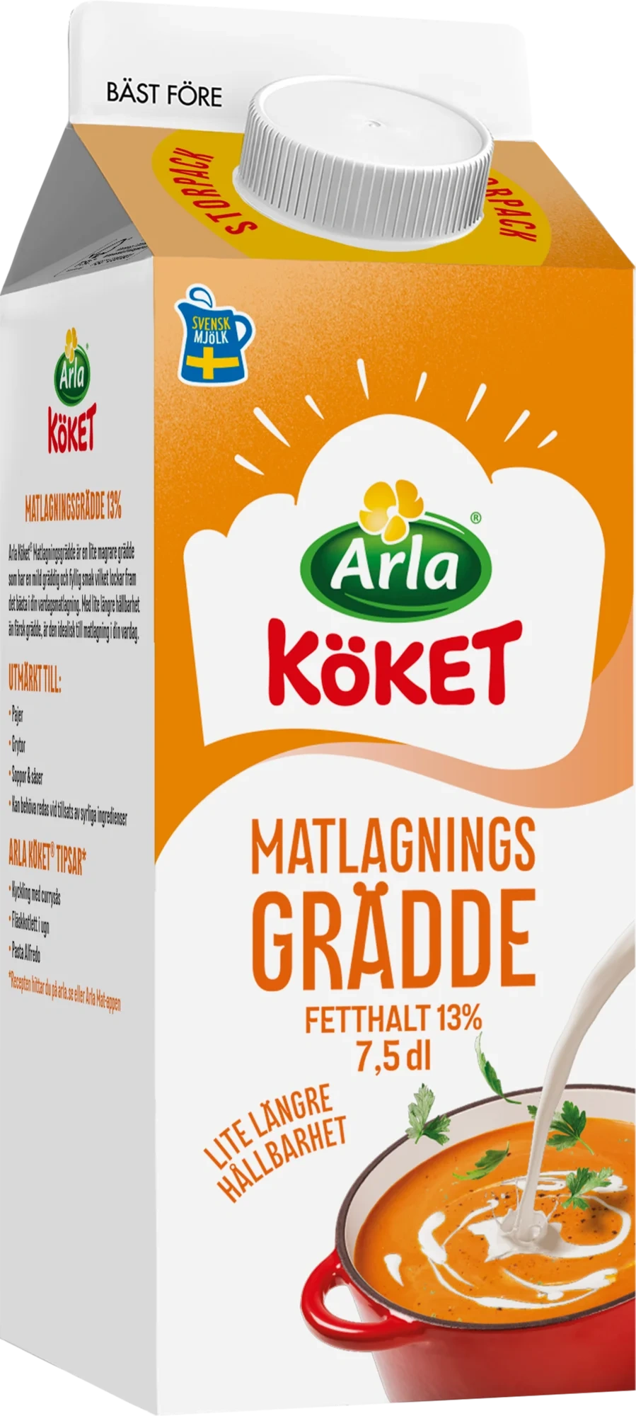 Matlagningsgrädde 13%