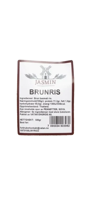 Brun Ris 500g Jasmin