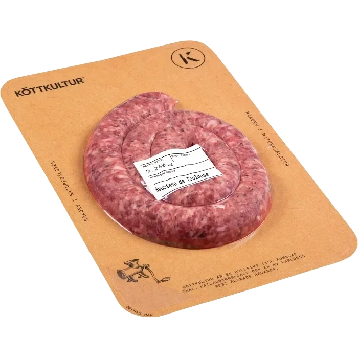 Färskkorv Toulouse 240g Köttkultur