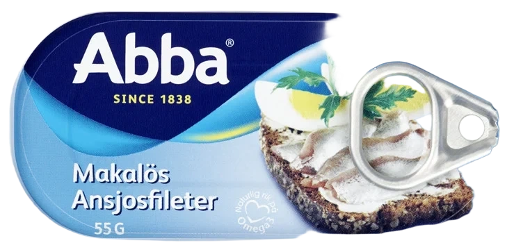 Ansjosfilet Makaløs 55g Abba