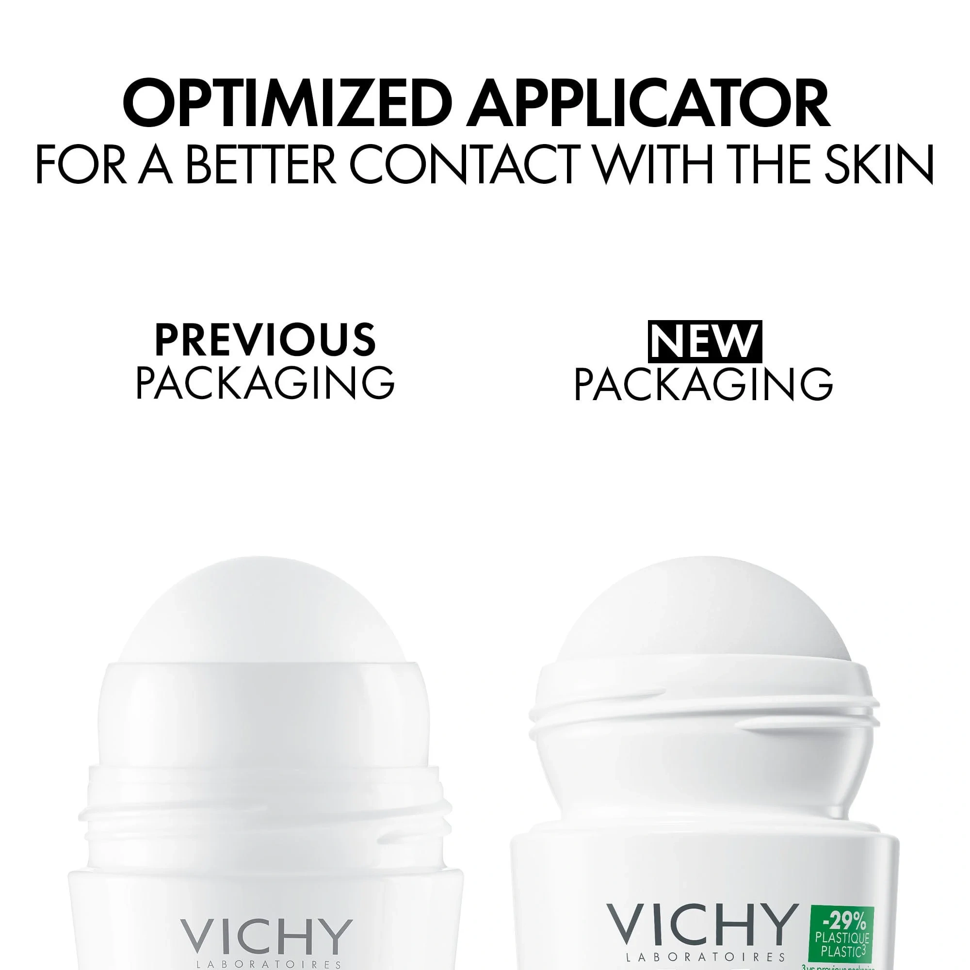 Vichy Invisible Protect 72H Anti-Stain Roll-On, 50 ml