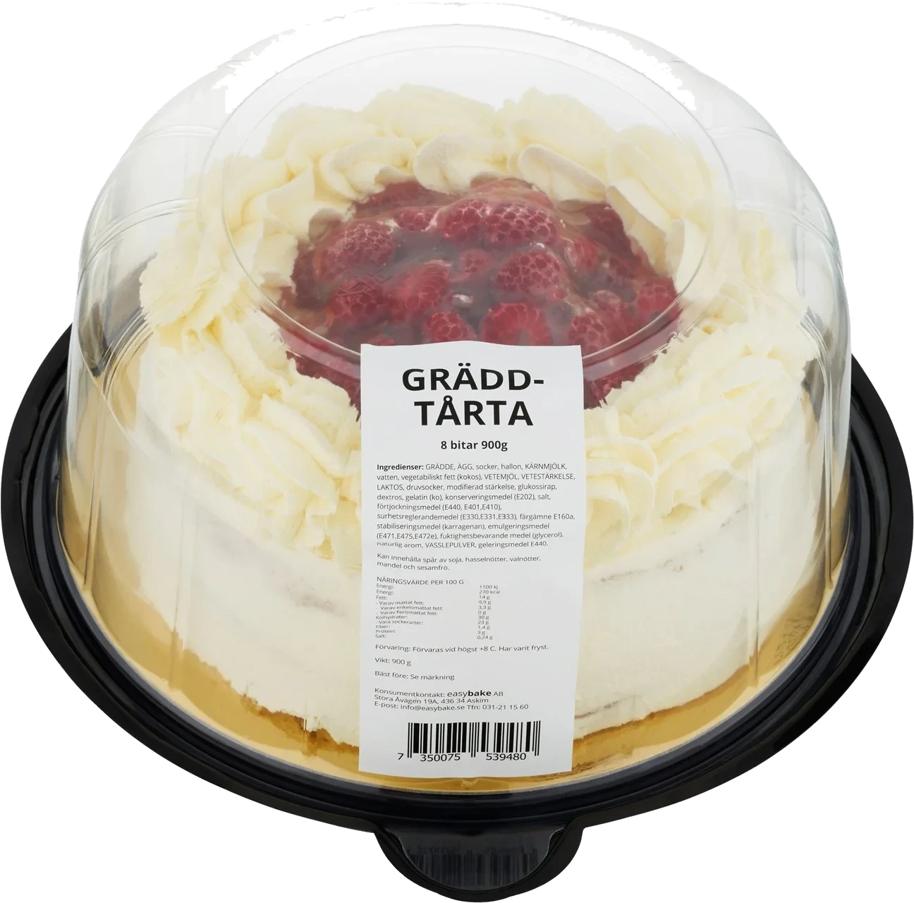 Gräddtårta