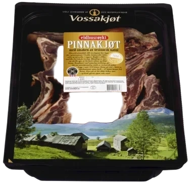 Pinnekjøtt Eldhusrøkt Ca1,8kg Vossakjøt