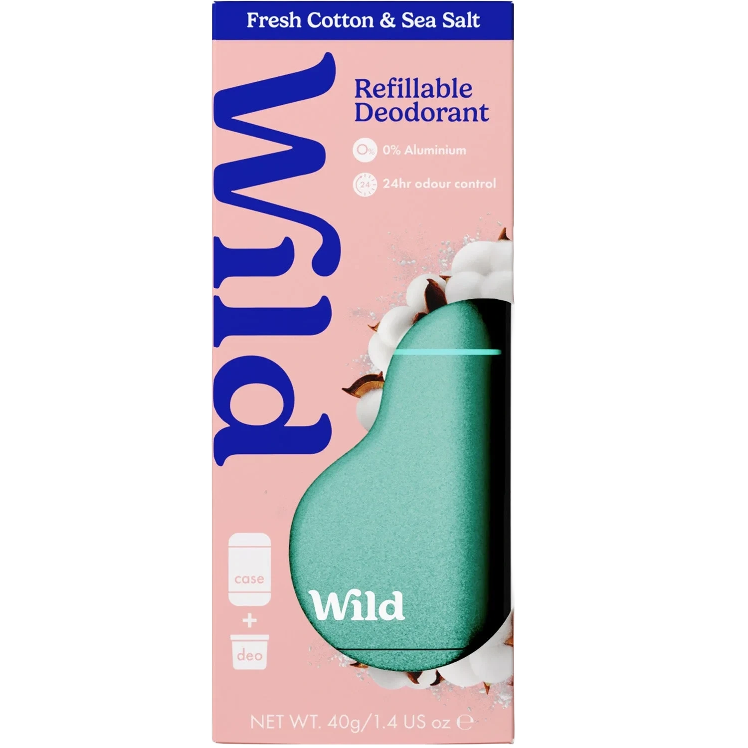 Wild Deodorant Cotton & Sea Salt