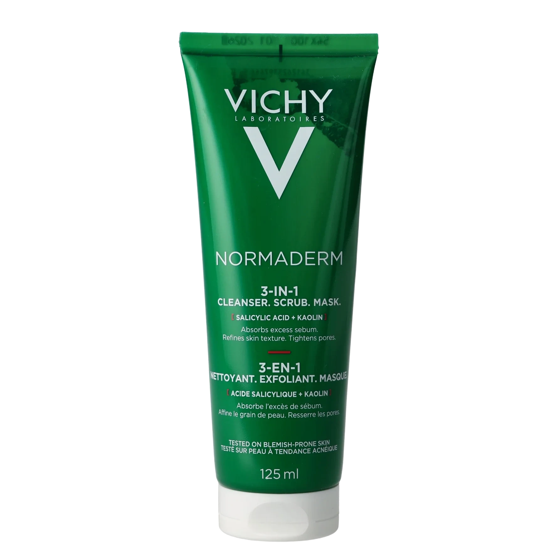 Vichy Normaderm 3-In-1 Scrub + Cleanser + Mask 125 ml