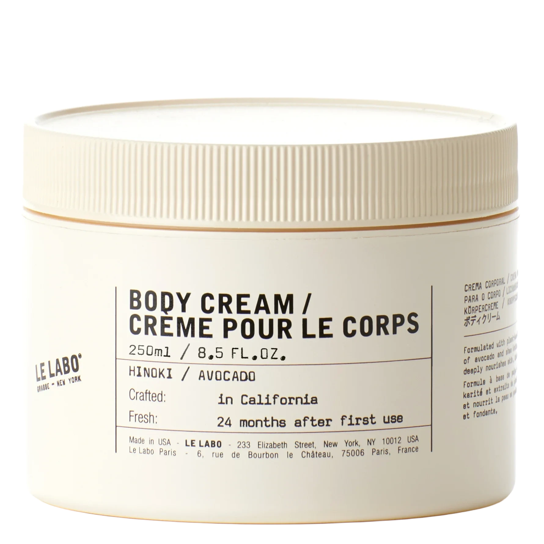 Le Labo Hinoki Body Cream 250 ml