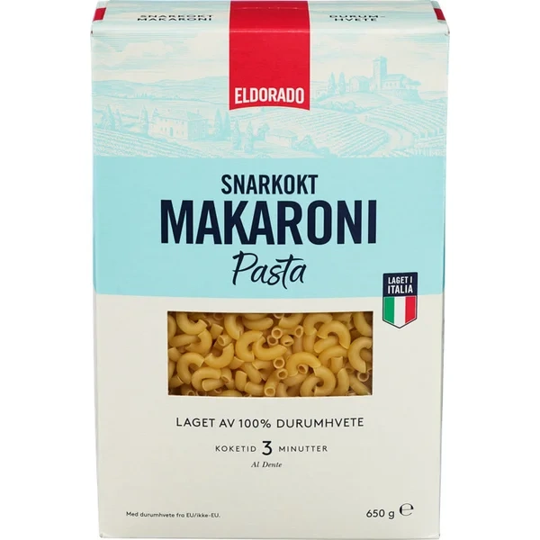 Makaroni Snarkokt 650g Eldorado