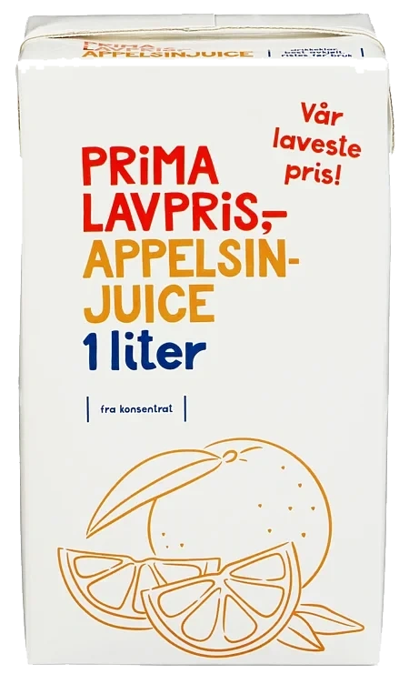 Appelsinjuice   1l