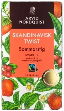 Arvid Nordquist Fairtrade Sommarstig Svart Te 25st