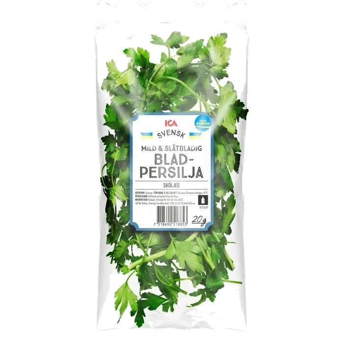 Bladpersilja flowpack 20g Klass 1 ICA