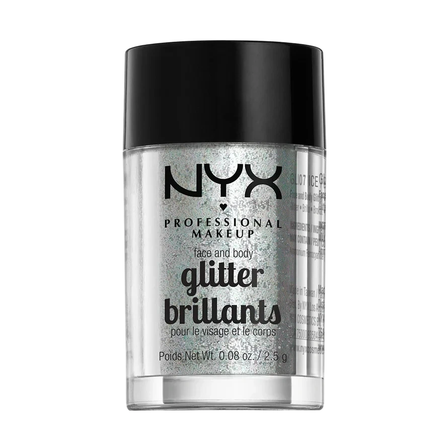 NYX PROFESSIONAL MAKEUP Face & Body Glitter Brillants 07 Ice
