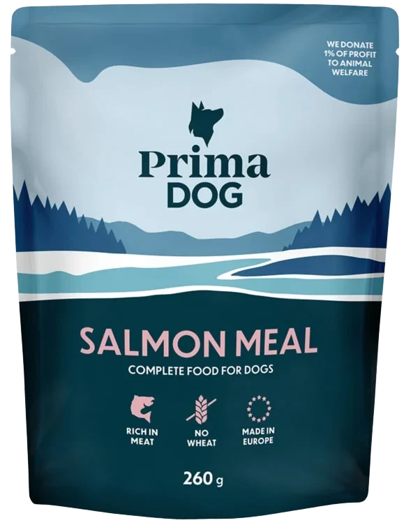 Primadog Måltid Laks 260 g