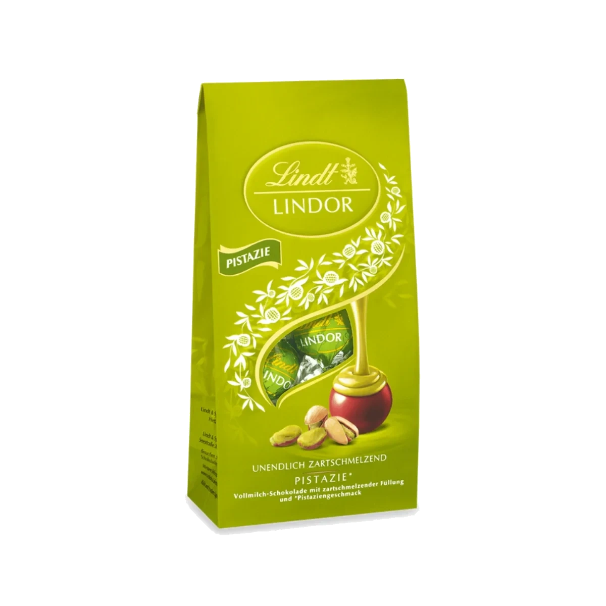 Lindt LINDOR Pistachio Chocolate Bag 137 g
