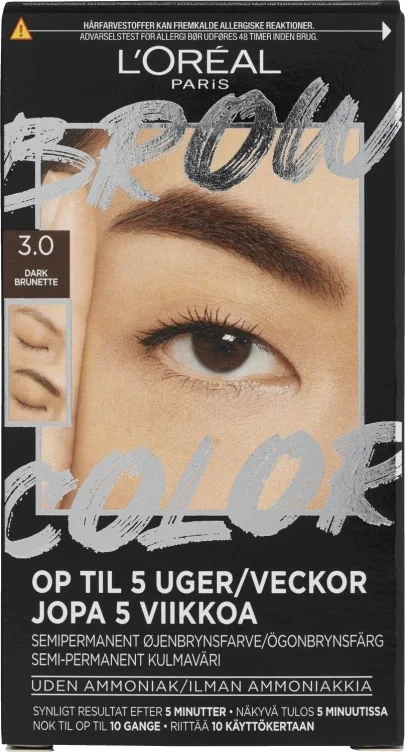 Loreal Paris Brow Color Kit Dark Brunette 3