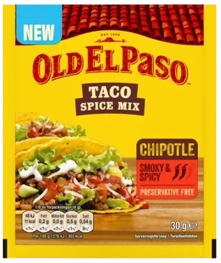 Old El Paso Taco Spice Mix Chipotle 30g