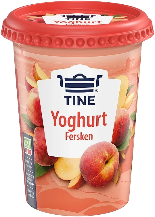Youghurt fersken  500g