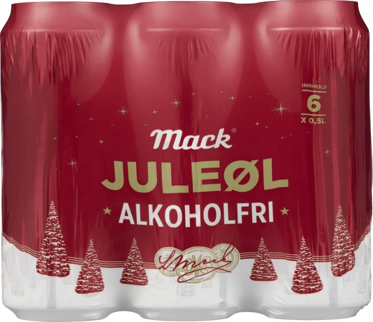 Mack Juleøl Alkoholfri 0,5l Bx 6stk