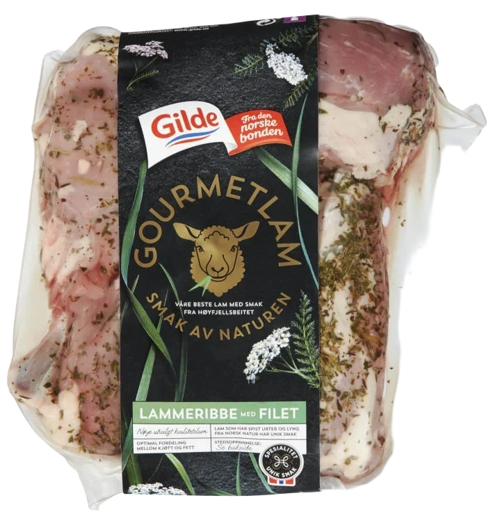 Lammeribbe m/Filet Ca700g Gourmetlam