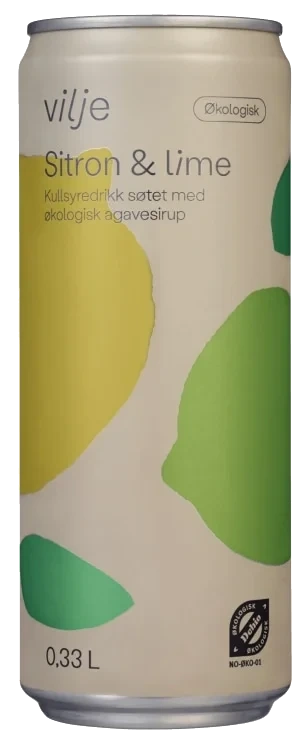 Vilje Sitron&lime 0,33l boks