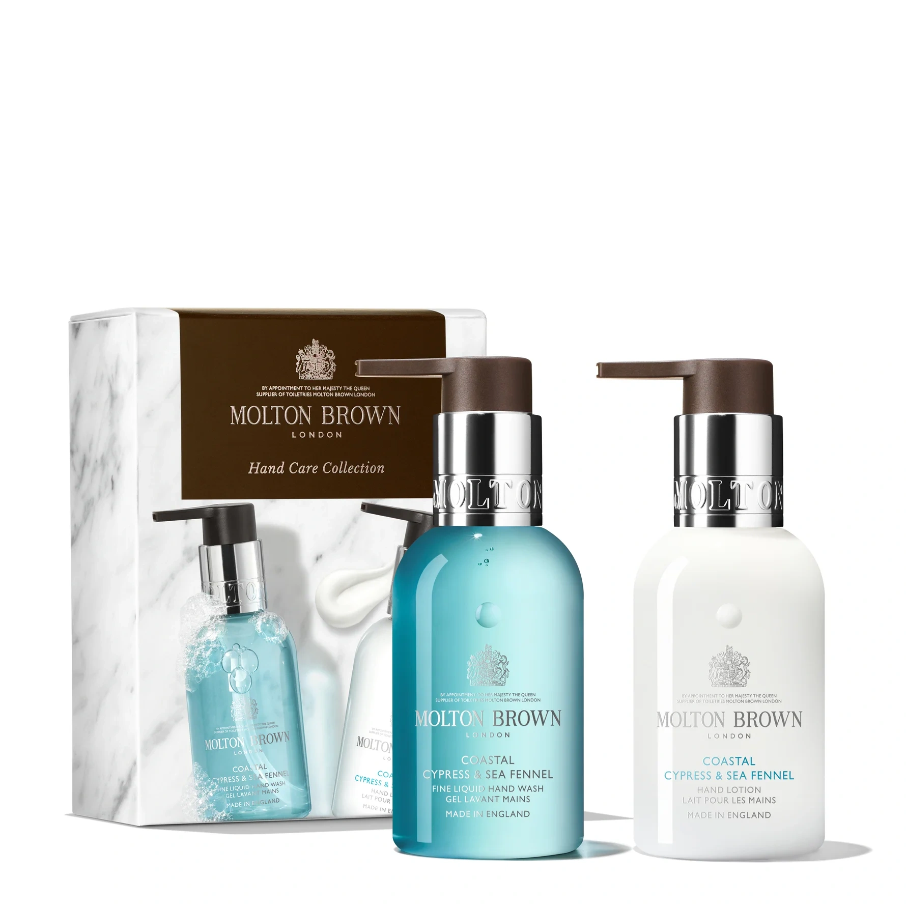 Molton Brown Coastal Cypress & Sea Fennel Hand Care Duo Brown Rose Hand Duo