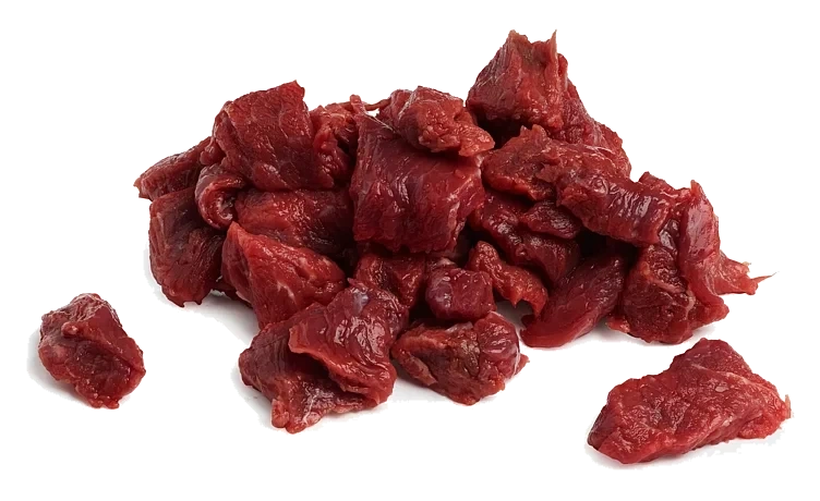 Stf grytekjøtt ternet 1,5x1,5cm  8xca2,5kg    kg