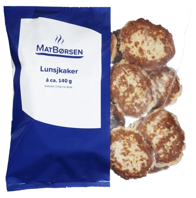 Lunsjkaker 2,5kg (18stk À 140g) Matbørsen