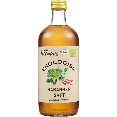 Rabarber Ekologisk Saft Glas