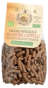 Maccheroncini Pasta Fullkorn Øko 500g Morelli
