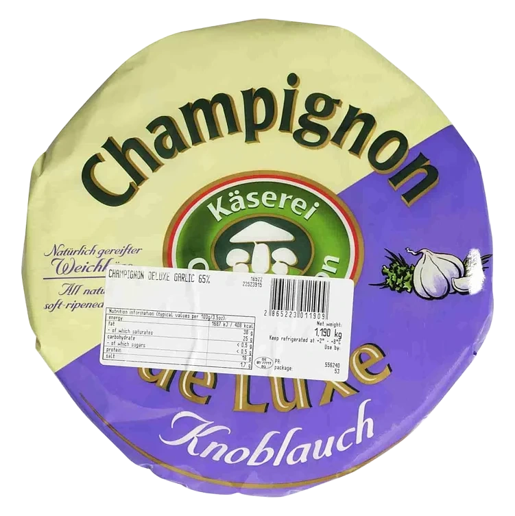 Brie champignon m/hvitløk ca1,5kg   kg