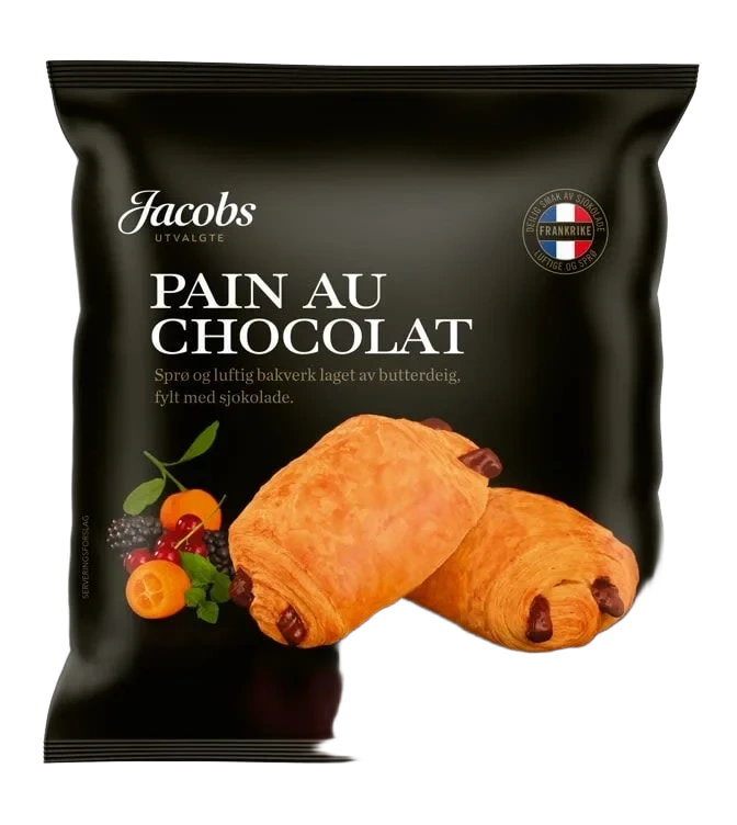 Pain Au Chocolat 6stk 330g Jacobs Utvalgte