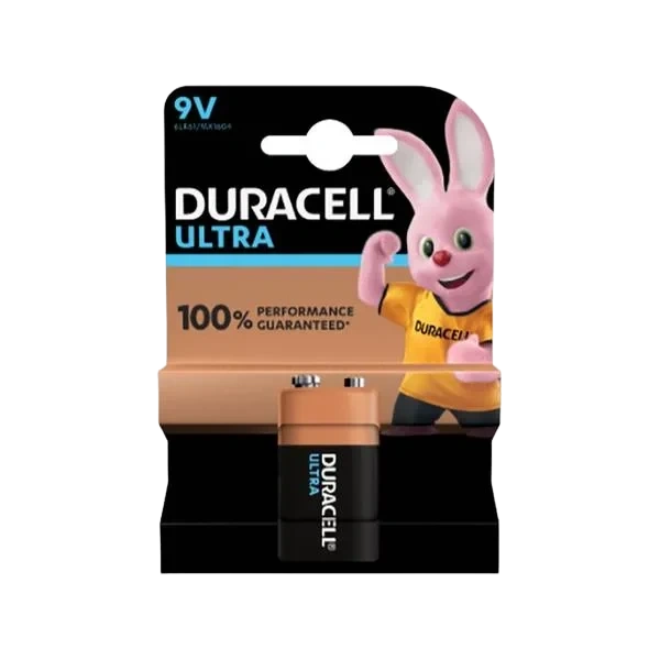 9V Duracell Ultra Alkalisk 1-pakning