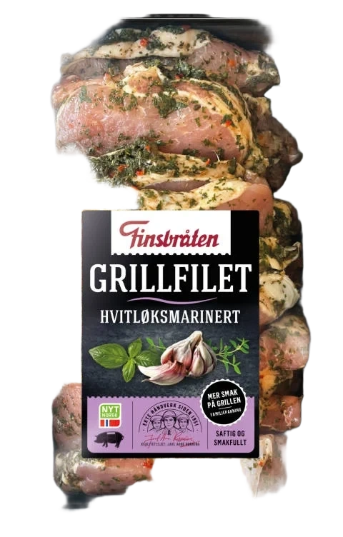 Svin Grillfilet Hvitløksmarinert Ca1,2kg