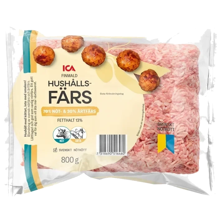 Hushållsfärs Färsk 800g ICA