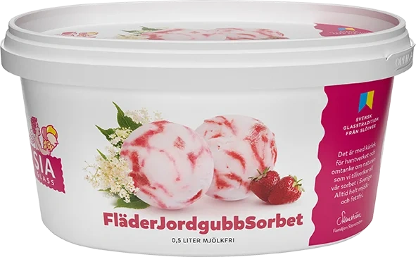 FläderJordgubb Sor