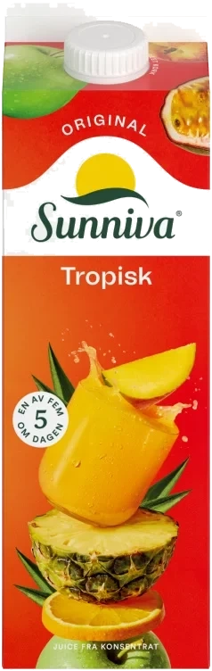 Tropisk Juice Original 1l Sunniva