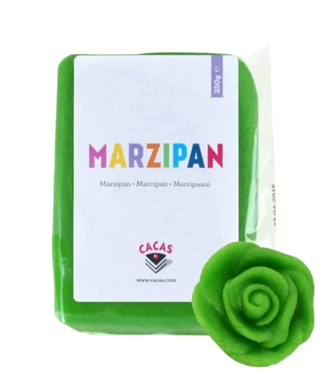 Marsipan Grønn 250g Cacas