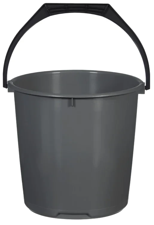 Plastbøtte Grå 10l 1stk First Price