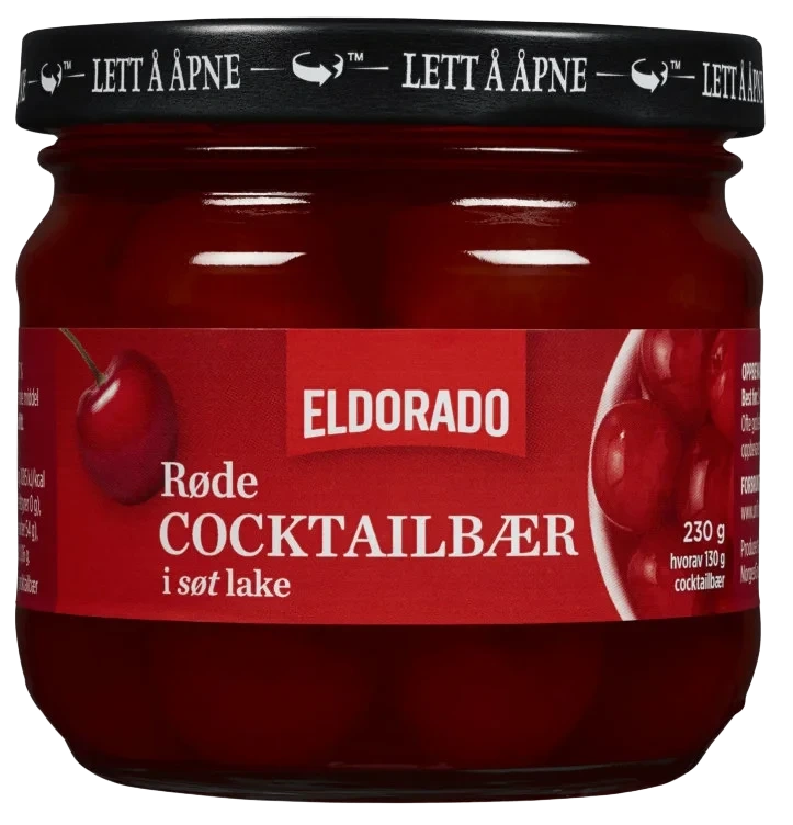 Cocktailbær Røde i Lake 230g Eldorado