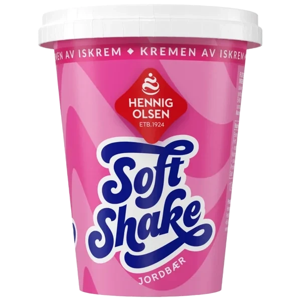 Soft Shake Jordbær 210ml Hennig-Olsen