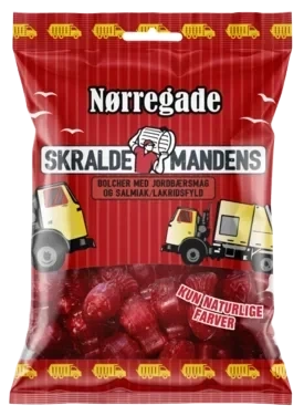 Nørregade Skraldemandens Røde Bolcher 70g